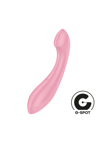Vibromasseur G spot rose, vibrations fortes G-Force Satisfyer - CC597835